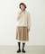 FRILLED TARTAN EARMUFFS