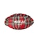 FRILLED TARTAN POUCH