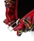 FRILLED TARTAN POUCH