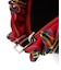 FRILLED TARTAN POUCH
