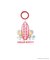 MILKFED. x HELLO KITTY SUN-KISSED SURF KEYCHAIN