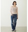 REPAIR DETAIL DENIM PANTS