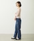 REPAIR DETAIL DENIM PANTS