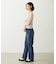 REPAIR DETAIL DENIM PANTS