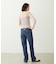REPAIR DETAIL DENIM PANTS