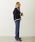 REPAIR DETAIL DENIM PANTS