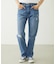 REPAIR DETAIL DENIM PANTS