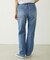 REPAIR DETAIL DENIM PANTS
