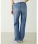 REPAIR DETAIL DENIM PANTS