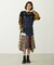 PATCHWORK OVERALL SKIRT