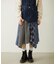 PATCHWORK OVERALL SKIRT
