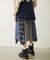 PATCHWORK OVERALL SKIRT