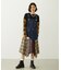 PATCHWORK OVERALL SKIRT