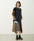 PATCHWORK OVERALL SKIRT