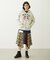 PATCHWORK OVERALL SKIRT