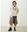 PATCHWORK OVERALL SKIRT