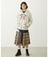 PATCHWORK OVERALL SKIRT