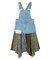 PATCHWORK OVERALL SKIRT