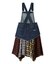 PATCHWORK OVERALL SKIRT