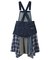 PATCHWORK OVERALL SKIRT