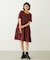 BAR LOGO TIERED DRESS
