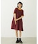 BAR LOGO TIERED DRESS