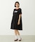 BAR LOGO TIERED DRESS