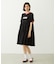 BAR LOGO TIERED DRESS