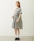 BAR LOGO TIERED DRESS