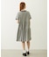 BAR LOGO TIERED DRESS
