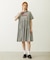 BAR LOGO TIERED DRESS