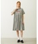 BAR LOGO TIERED DRESS