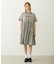 BAR LOGO TIERED DRESS