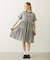 BAR LOGO TIERED DRESS