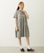 BAR LOGO TIERED DRESS
