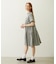 BAR LOGO TIERED DRESS