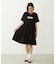 BAR LOGO TIERED DRESS
