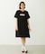 BAR LOGO TIERED DRESS