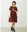 BAR LOGO TIERED DRESS
