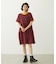 BAR LOGO TIERED DRESS