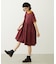 BAR LOGO TIERED DRESS