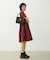 BAR LOGO TIERED DRESS