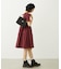 BAR LOGO TIERED DRESS