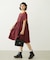 BAR LOGO TIERED DRESS
