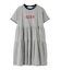 BAR LOGO TIERED DRESS