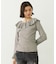 2WAY RUFFLE COLLAR STRIPED L/S TOP