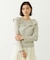 2WAY RUFFLE COLLAR STRIPED L/S TOP