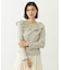 2WAY RUFFLE COLLAR STRIPED L/S TOP