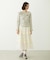 2WAY RUFFLE COLLAR STRIPED L/S TOP