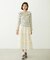 2WAY RUFFLE COLLAR STRIPED L/S TOP